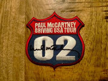 Paul McCartney Driving USA Tour 02 Beatles muziek patch  beschikbaar voor biedingen