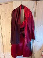 Rode strapless party jurk maat 42, Maat 42/44 (L), Ophalen of Verzenden, Zo goed als nieuw