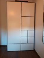 Kledingkast Ikea wit met grijs, Huis en Inrichting, Kasten | Kledingkasten, Ophalen, Zo goed als nieuw, 50 tot 75 cm, 100 tot 150 cm