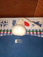 Difrax knuffeldoekje blauw met wit tuttepopje, Ophalen of Verzenden, Zo goed als nieuw, Overige typen