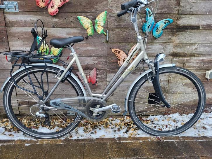 Gazelle Damesfiets met 24 versnellingen, Fietsen en Brommers, Fietsen | Dames | Damesfietsen, Zo goed als nieuw, Gazelle, Versnellingen