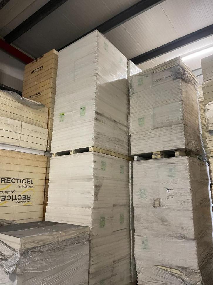 Sopratherm PIR / PUR Alu 120 x 60 cm - 60 /120  Uitverkoop!, Doe-het-zelf en Verbouw, Isolatie en Afdichting, Nieuw, Vloerisolatie