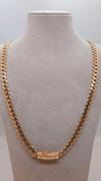 gouden coban link ketting 14kt, Sieraden, Tassen en Uiterlijk, Nieuw, Goud, Goud, Ophalen of Verzenden