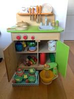 Speelkeuken met mixer (Hape), theeservies, optie Tupperware, Ophalen, Gebruikt, Hout, Speelkeuken