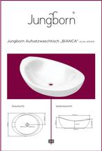jungborn wasbak 60x44x20 cm (nieuw), Ophalen of Verzenden, Nieuw, Wastafel