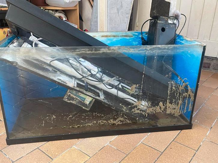 Aquarium lampaansluiting defect evt ruil vis/garnaal, Dieren en Toebehoren, Vissen | Aquaria en Toebehoren, Gebruikt, Leeg aquarium