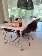 Eettafel, Huis en Inrichting, Tafels | Eettafels, Ophalen, Gebruikt, 50 tot 100 cm, Vijf personen of meer