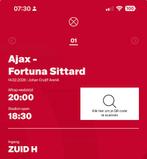 Ajax - Fortuna Sittard | F-side | F side | Zuid H | ticket, Eén persoon