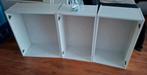 3 keuken kastjes zonder deuren, Huis en Inrichting, Keuken | Keukenelementen, Ophalen, Wit, 50 tot 100 cm, Zo goed als nieuw