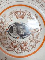 Wandbord prinses Juliana-prins Bernard  1937, Verzamelen, Koninklijk Huis en Royalty, Ophalen of Verzenden, Servies