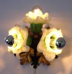Vintage plafondlamp Murano Floral Frans Italiaans glas, Ophalen of Verzenden, Gebruikt, Glas, Vintage floral French design retro Murano