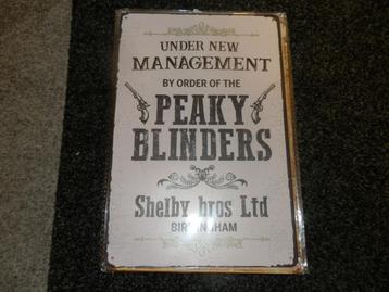 Peaky Blinders Shelby decoratie borden nieuw beschikbaar voor biedingen