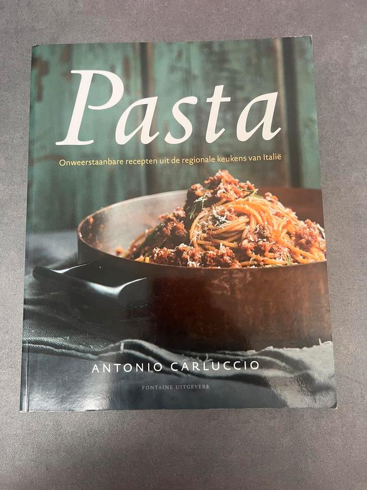Pasta Antonio Carluccio - Italiaanse Keuken, Boeken, Kookboeken, Gelezen, Hoofdgerechten, Italië, Vegetarisch, Ophalen of Verzenden