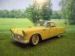 1/18 1956 Ford Thunderbird - Revell Pastel-geel, Hobby en Vrije tijd, Modelauto's | 1:18, Ophalen of Verzenden, Zo goed als nieuw