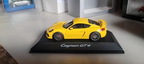Minichamps Porsche Cayman GT4, Hobby en Vrije tijd, Modelauto's | 1:43, Zo goed als nieuw, Auto, MiniChamps, Ophalen of Verzenden