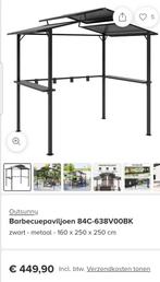 Outsunny Grillpaviljoen 250 x 160 x 250 cm Waterdicht Tuinpa, Tuin en Terras, Overkappingen, Ophalen, Nieuw