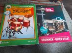 Blad muziek drum noten 2 stuk, Ophalen of Verzenden, Zo goed als nieuw, Les of Cursus, Klassiek