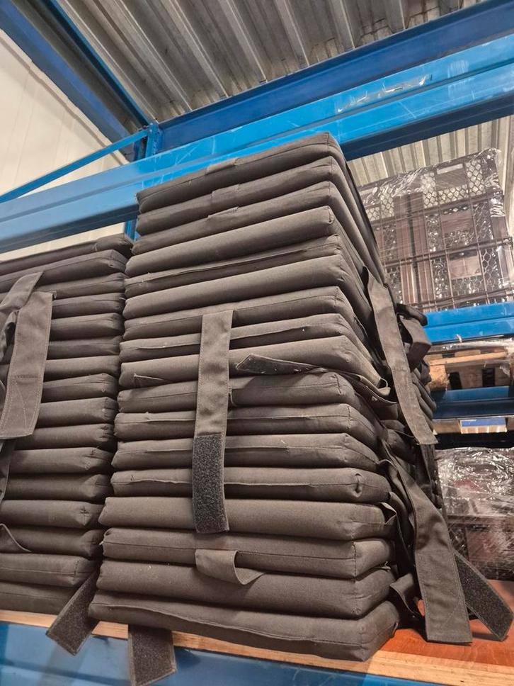 Stapel stoelkussens vierkant zwart kussen barkruk, Tuin en Terras, Tuinmeubel-accessoires, Ophalen