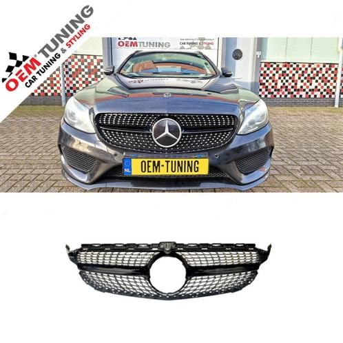Mercedes-Benz C-Class W205 | BLACK DIAMOND GRILLE | camera, Auto diversen, Tuning en Styling, Ophalen of Verzenden