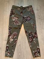 FIVE UNITS olijfkleurige stretch bloemen chino broek maat 36, Five Units, Ophalen of Verzenden, Zo goed als nieuw, Maat 36 (S)