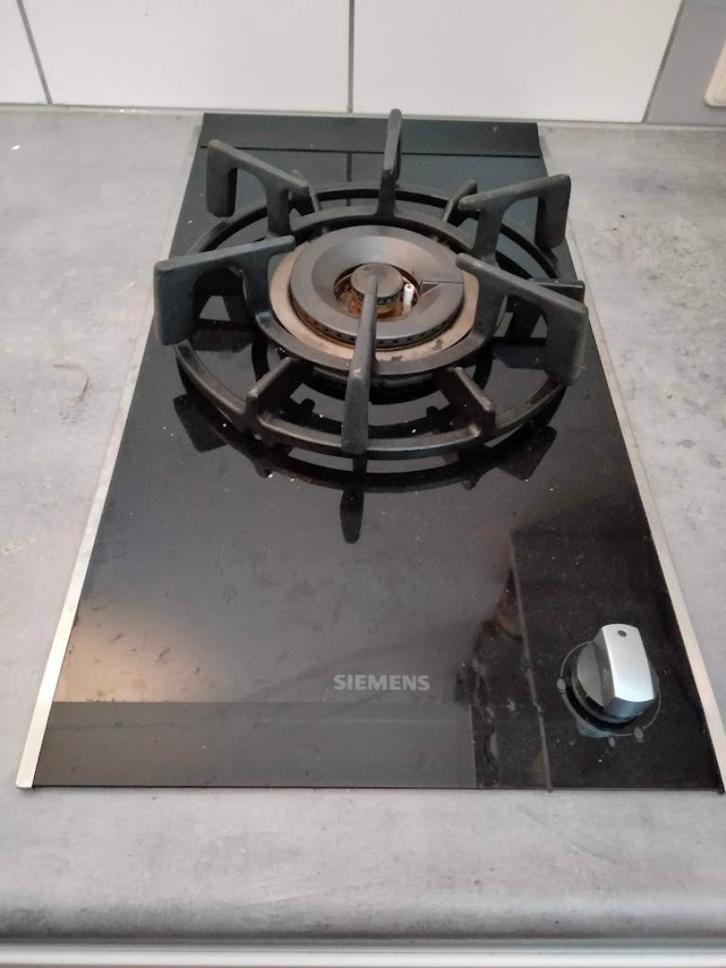 Gas wokbrander, Witgoed en Apparatuur, Fornuizen, Zo goed als nieuw, Inbouw, Gas, 3 kookzones of minder, Minder dan 85 cm, 45 tot 60 cm