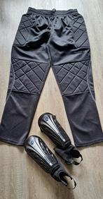 Masita keepersbroek maat M +Lotto scheenbeschermers maat, Maat 48/50 (M), Zwart, Nieuw, Ophalen of Verzenden