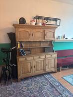 Houten wandkast buffetkast, Huis en Inrichting, Kasten | Buffetkasten, Ophalen, Gebruikt, Met deur(en), 150 tot 200 cm