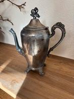 Verzilverde Eton Theekan, Antiek en Kunst, Ophalen of Verzenden, Zilver