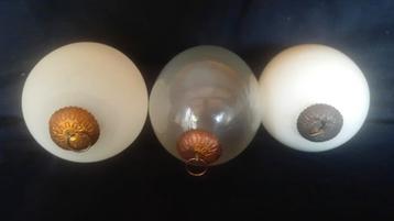 Antieke kerstballen van glas decoratie19e eeuw,beschrijving  beschikbaar voor biedingen