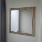 Houten Spiegel - Vierkant - wanddecoratie 60 x 60, Ophalen, Zo goed als nieuw, Vierkant, 50 tot 75 cm