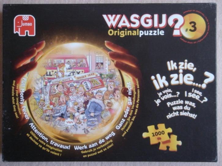 1000 Puzzel: Wasgij? #3 - Werk aan de weg - NIEUW, Hobby en Vrije tijd, Denksport en Puzzels, Nieuw, Legpuzzel, 500 t/m 1500 stukjes