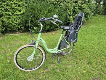 Sparta Amazone moederfiets met bobike kinderzitje beschikbaar voor biedingen