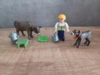 127. Playmobil Boerderij: Vrouw met Koeien, Ophalen of Verzenden, Gebruikt, Los playmobil