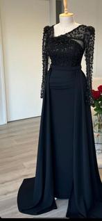 Bruilofts Jurk Zwart, Kleding | Dames, Zwart, Maat 42/44 (L), Ophalen of Verzenden, Zo goed als nieuw