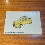Instructieboekje Citroën 2cv6 Special januari 1980, Ophalen of Verzenden