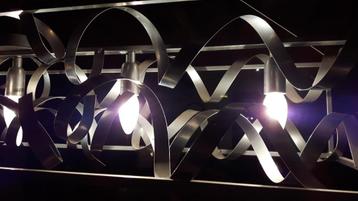 RVS hanglamp, eetkamerlamp beschikbaar voor biedingen