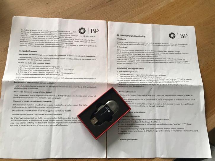 Draadloze CarPlay Dongle - Geen kabel meer nodig!, Auto diversen, Auto-accessoires, Zo goed als nieuw, Ophalen of Verzenden
