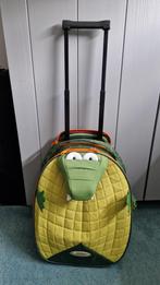 Krokodil Kinderkoffer met Wieltjes, Ophalen, Gebruikt, Minder dan 50 cm, Minder dan 35 cm