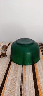 Vintage Grote schaal of kom van Arcoroc Sierra groen, Ophalen of Verzenden, Overige stijlen, Glas, Schaal of Schalen
