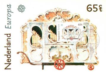 Orgel op Maximumkaart Nederland 65Cent sept. 1981  beschikbaar voor biedingen