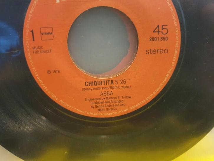 ABBA - Chiquitita (s8.93), Cd's en Dvd's, Vinyl Singles, Pop, Ophalen of Verzenden