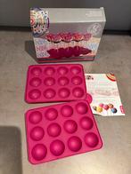 Siliconen cake pop bakvorm 12 cake pops, Hobby en Vrije tijd, Taarten en Cupcakes maken, Ophalen of Verzenden, Zo goed als nieuw