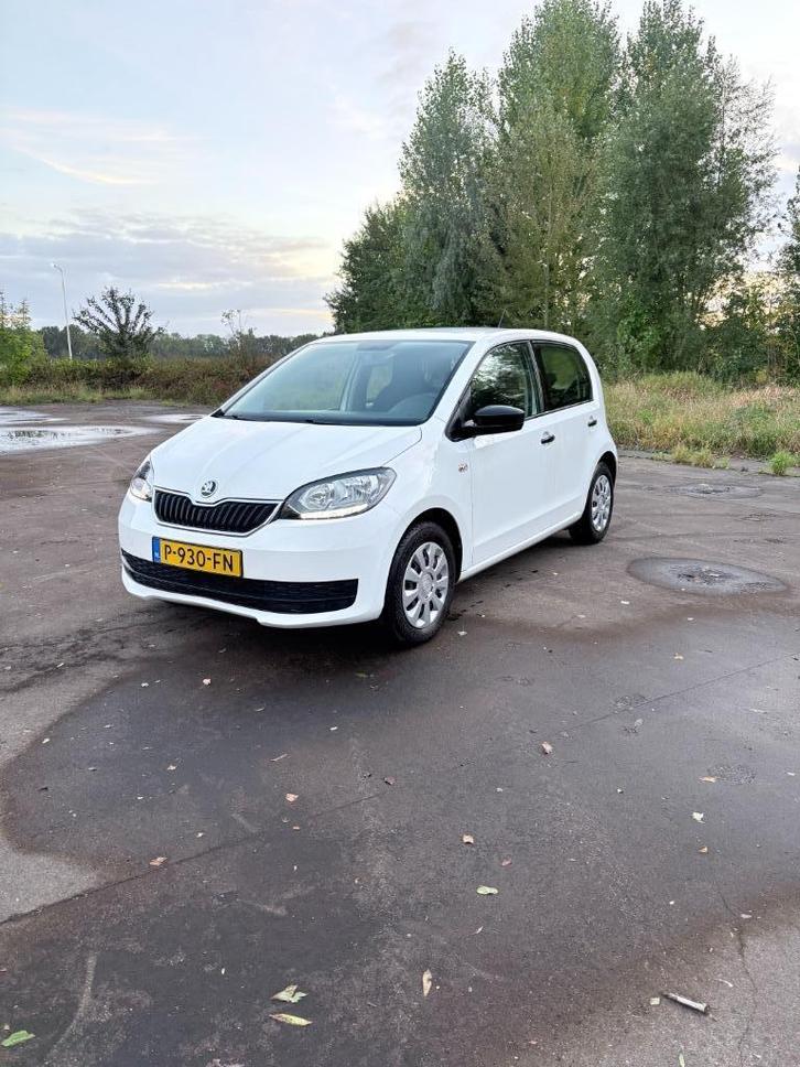 Skoda Citigo 1.0 60pk Greentech 5D 2018 Wit, Auto's, Skoda, Bedrijf, Citigo, Airbags, Airconditioning, Bluetooth, Centrale vergrendeling