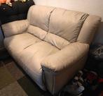 Bijna Gratis Leren bank  zoekt nieuw huis !, Ophalen, Gebruikt, 150 tot 200 cm, Tweepersoons