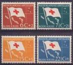 Ned-Antillen NVPH nr 293/6 ongebruikt Vlaggen 1958, Ophalen of Verzenden, Postfris