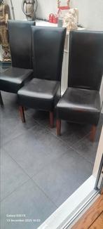Mooie eetkamer stoelen, Huis en Inrichting, Stoelen, Bruin, Verzenden, Leer, Zo goed als nieuw