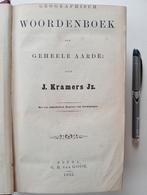 Geographish WOORDENBOEK uit 1855. Der Geheele Aarde., Ophalen of Verzenden, Gelezen, 1800 tot 2000, Wereld