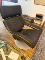 Desede De Sede DS255 fauteuil Chocoladebruin + voetensteun, Ophalen, Gebruikt, 75 tot 100 cm, Loungen Chique, comfortabel Loft Mancave Art Brut