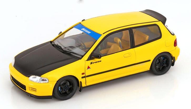 Honda Civic EG6 Spoon, 1/18, Solido, Hobby en Vrije tijd, Modelauto's | 1:18, Nieuw, Motor, Solido, Ophalen of Verzenden