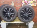Set lichtmetalen velgen Oxxo Oberon 5 zwart glans, t.e.a.b, Ophalen, Gebruikt, 16 inch, Banden en Velgen